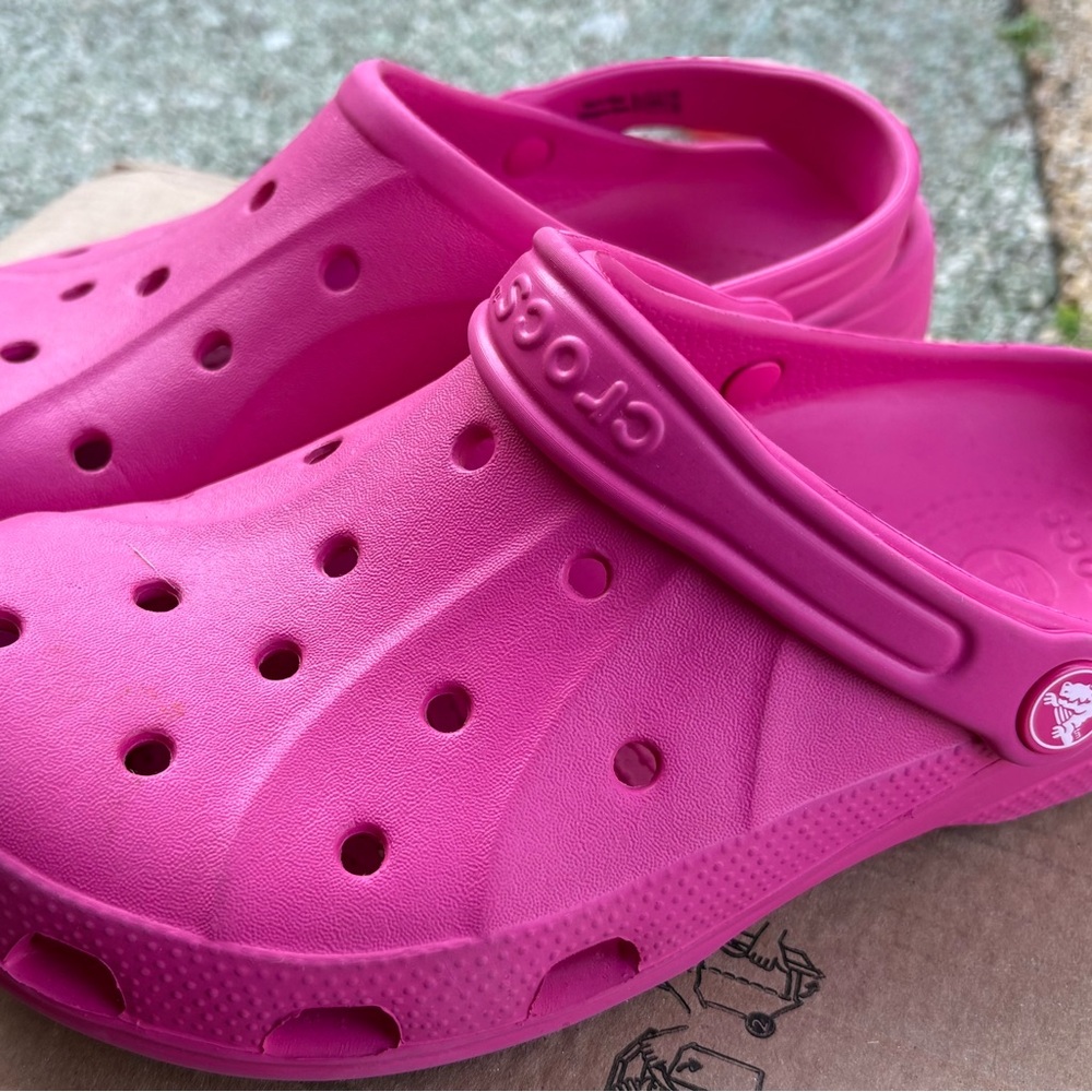 CROCS Pink Sandals & Flip Flops with Iconic Design